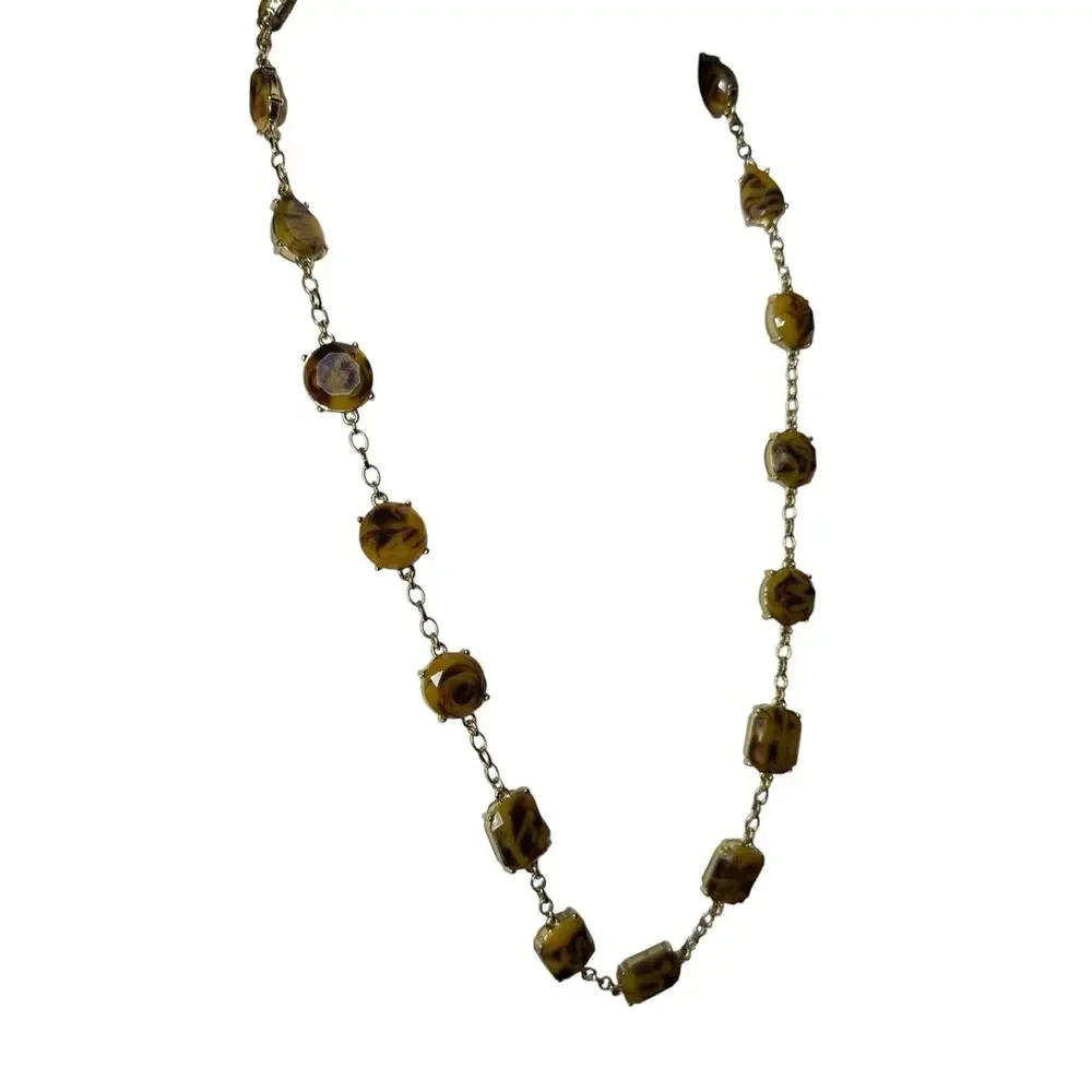 Kate Spade New‎ York 'Swirl Around' Long Scatter Necklace, Tortoise